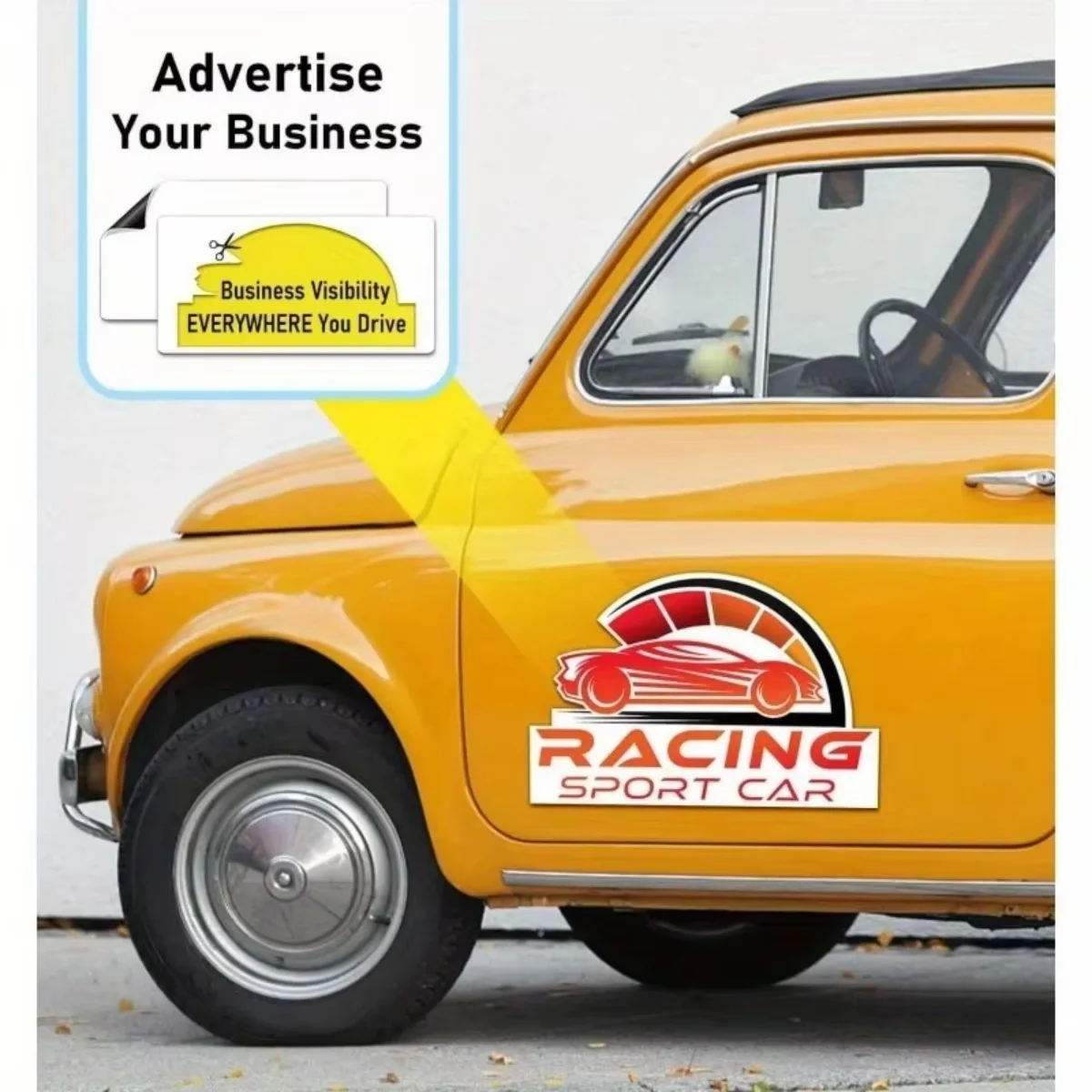 Customizable Magnetic Car Decals—Ideal for Vehicle Advertising and Decoration; Supports Your Own Custom Designs. view 5