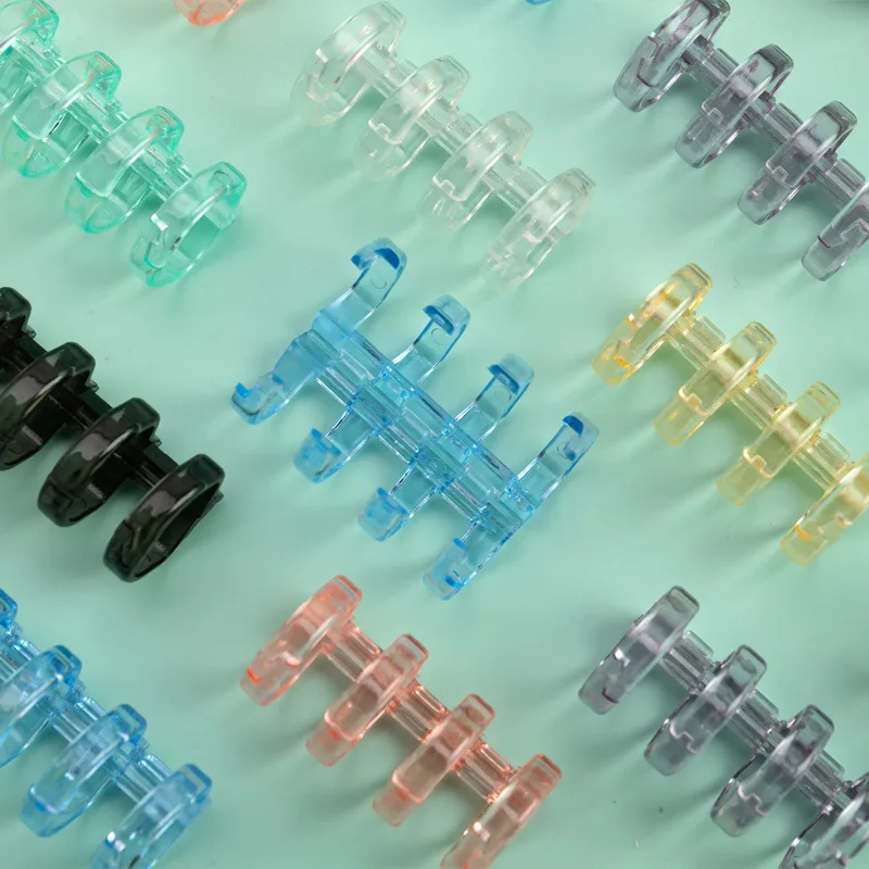 Mini Lose blatt Binder Clips 4 Ringe DIY Bindemittel für Notebook Album Journal Planer Spiral ring Kalender Kreis Bindung Lieferungen