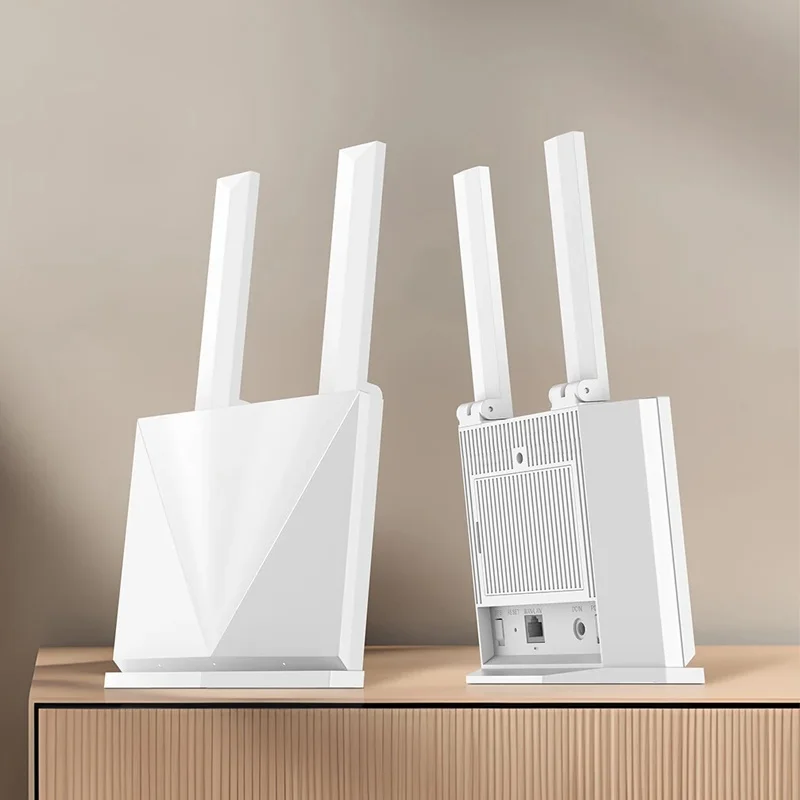 ZZTEE K12 WiFi 6 CPE Router 150Mbps 4G LTE Router Network Amplifier With SIM Card Slot Battery Support Voice Call LAN RJ11 PORT