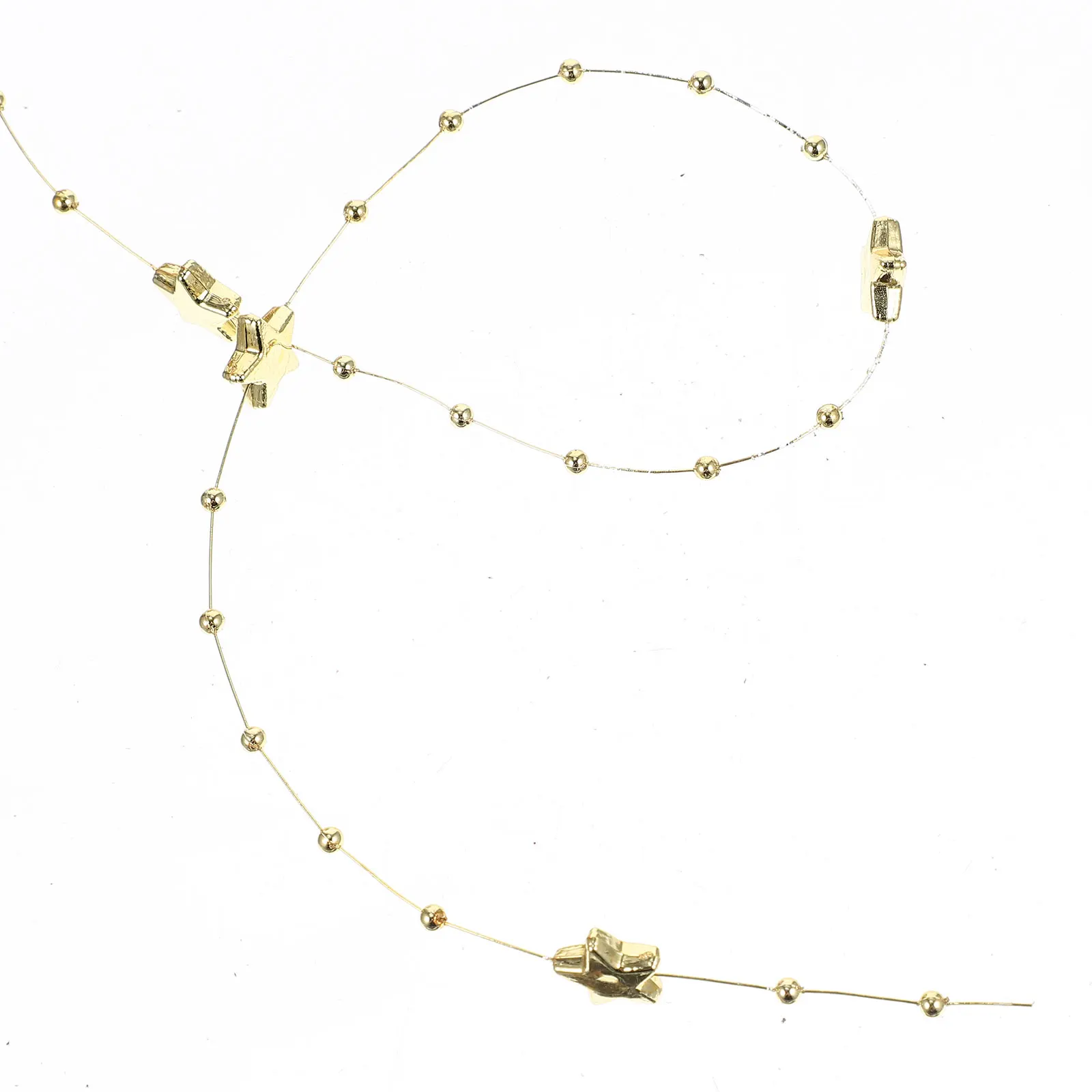 

1 Roll Pentagram Bead String Creative Multifunctional Decorative Star Bead Holiday Party Home Shopping Mall Decor