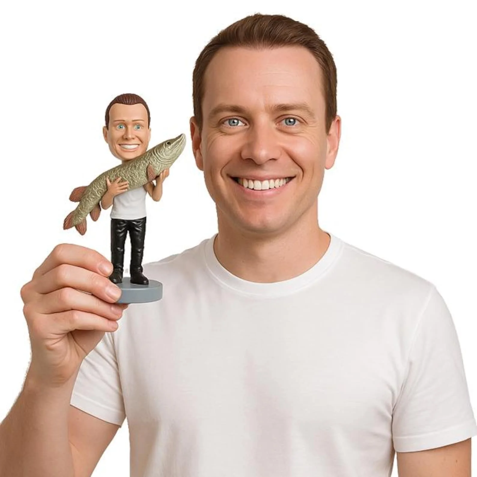 Figura Personalizada de Cuerpo Completo, Figura de Arcilla con Personalización Total, Figura de Retrato para Él y Ella, Decoración para el Hogar, Arte