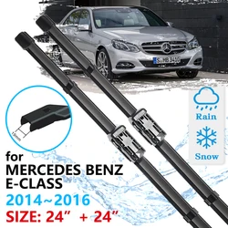 Car Front Wiper Blade For Mercedes Benz E Class W212 E250 E300 E350 E400 E550 E63 Windscreen Windshield Accessories 2014~2016