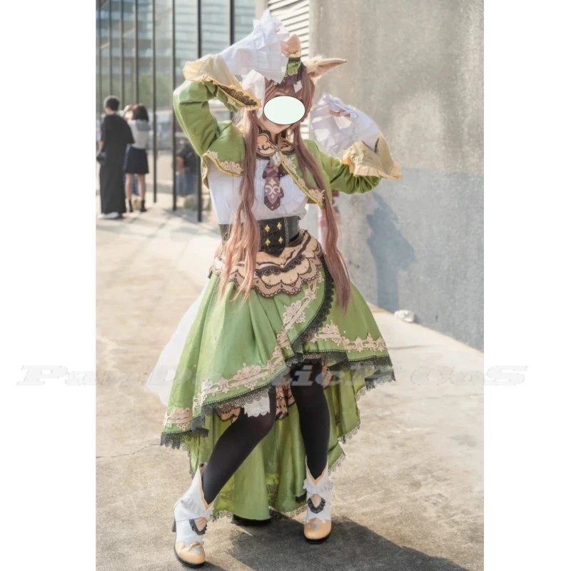 ساتونو الماس Umamusume جميلة ديربي تأثيري حلي شعر مستعار ذيل أحذية الكبار النساء الزي فستان موحد هالوين كرنفال البدلة
