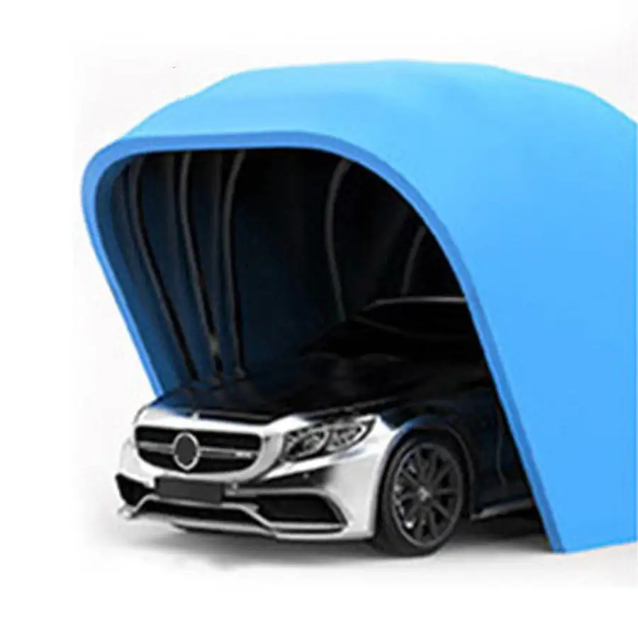 Super Sturdy Portable Lockable Carport Retractable Folding Car Garage Tent Automatic Awning Rainproof Outdoor Car Cover