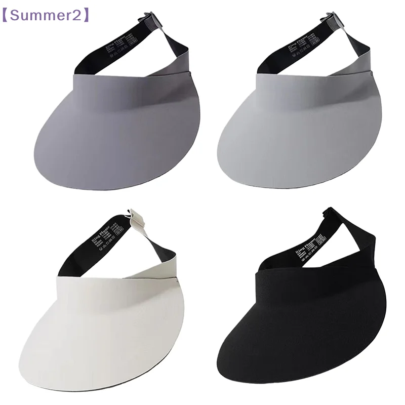 【Xia2】Foldable Seamless Wide Brim Visor Hat Summer Quick-dry Anti UV Sun Protection Hat Women Non-marking Sun Cap {S}