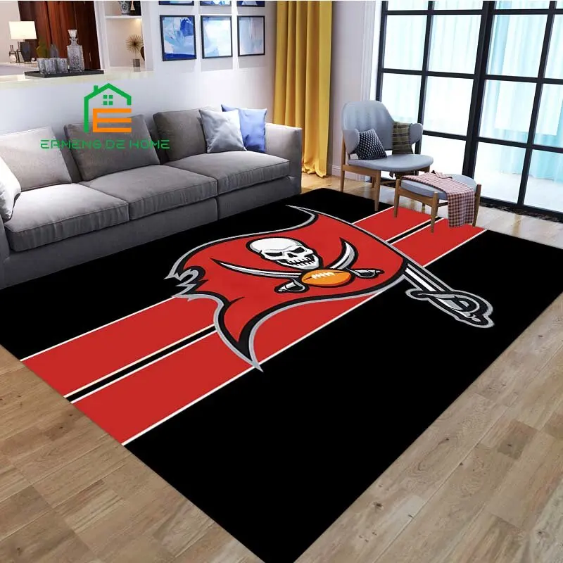 American Football Team Rug for Bedroom Living Room Carpets for Kitchen Floor Mats Home Decor Non-Slip Floor Pad Rug 8 Sizes