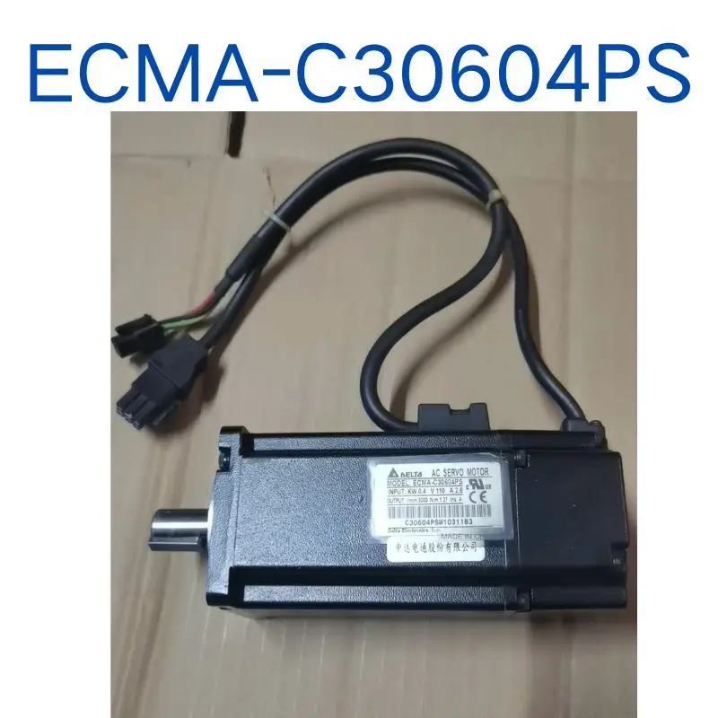 

Used Servo motor ECMA-C30604PS 400W tested OK, function intact