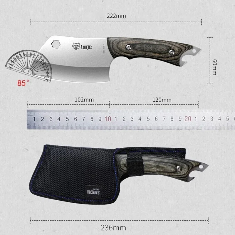 Household stainless steel cutting knives, high-end sharp fruit knife slicing knives, women\'s specialized mini knives TB9195