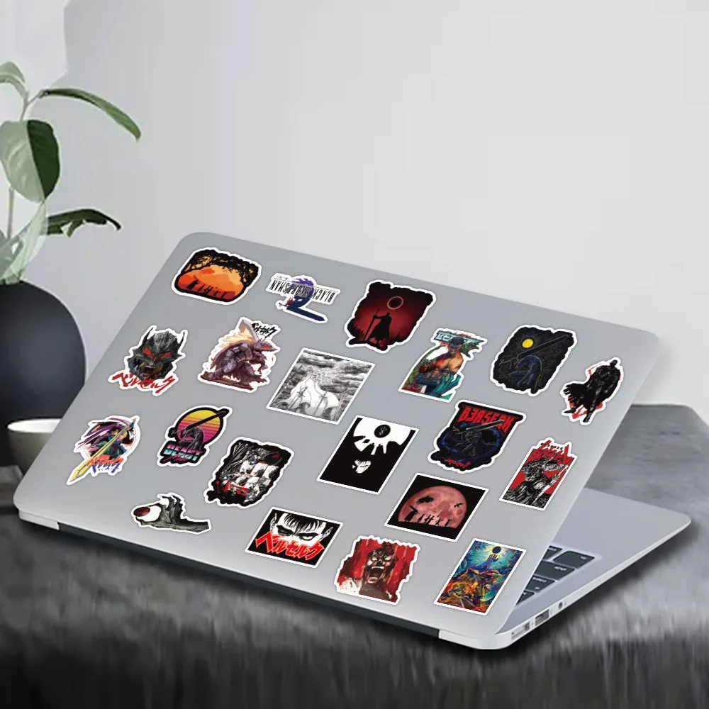 100PCS Comics Berserk Stickers Guts Griffith  Aesthetic Berserk Decals for Laptop Phone Scrapbook Luggage Decorative Sticker view 6