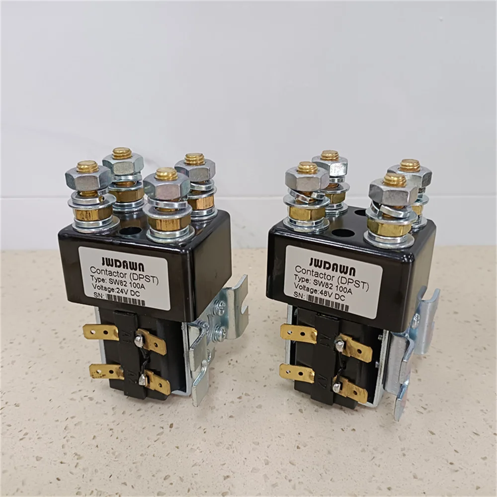 Replace Albright Contactor SW82 SW82-90P SW82-157P 24V 48V 100A Double Pole Single Throw 24 48 Volt 100 Amp Solenoid Relay