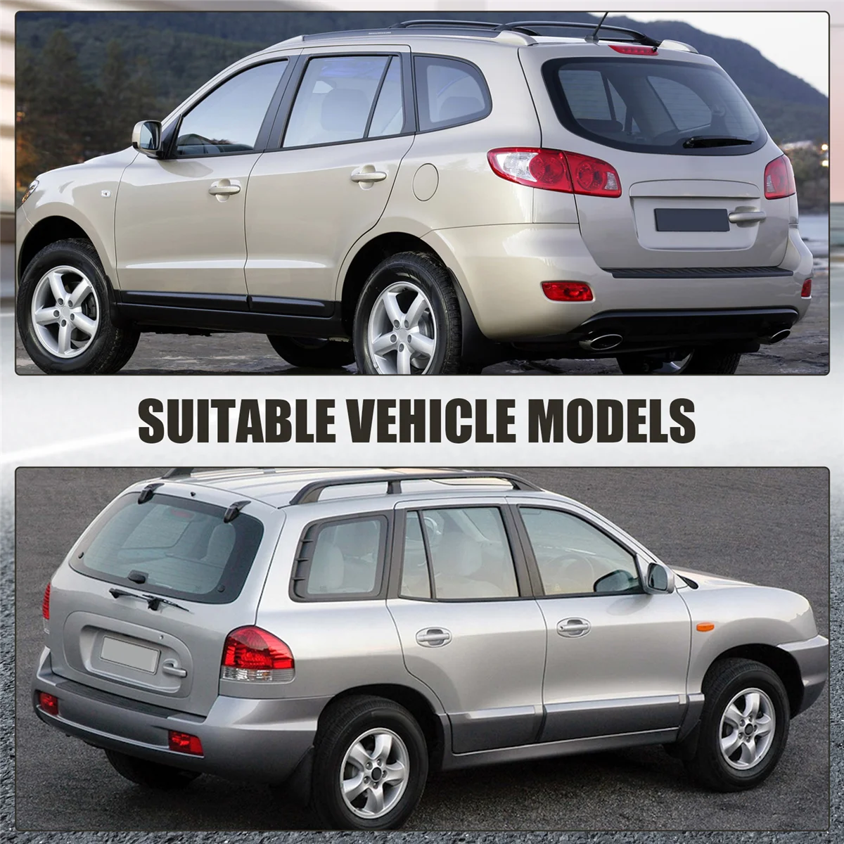 

#84E Automotive Parts & Accessories,Trunk Tailgate Rear Back Latch Outside Door Handle For Hyundai,Black&Silver