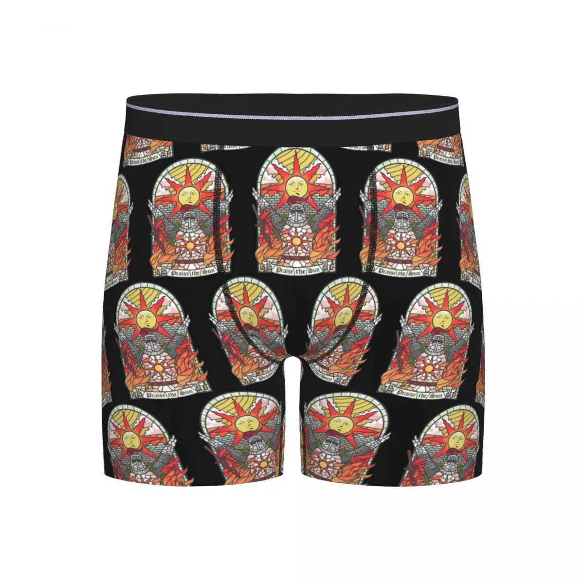 

Длинные трусы-боксеры, шорты Dark Soul Praise The Sun, мужские мягкие трусы для Homme, мужской подарок бойфренду