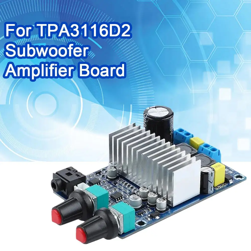 

Плата усилителя сабвуфера для Tpa3116, 12-24 В, 100 Вт