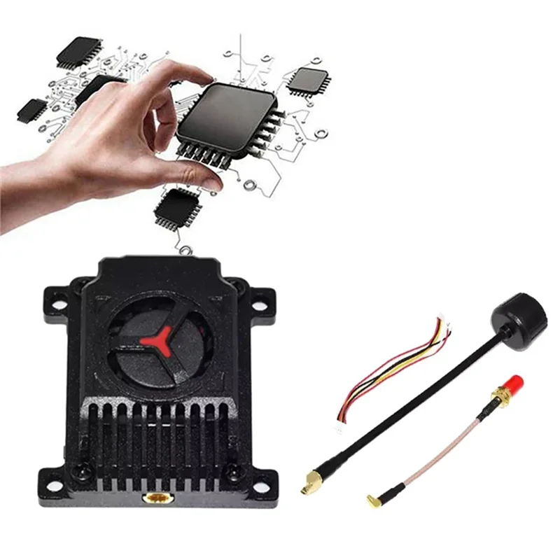

MYMF-3.3G 3.5G 4W VTX 16CH 4000Mw FPV Wireless Video Audio Transmitter For FPV Long Rang RC Racing Drone DIY Parts