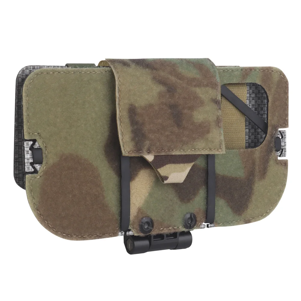 Tactical Mobile Phone Rack Militar Vest Plate Carrier Map Case Panel Lightweight Molle Folded Iphone Navigation Board Gear