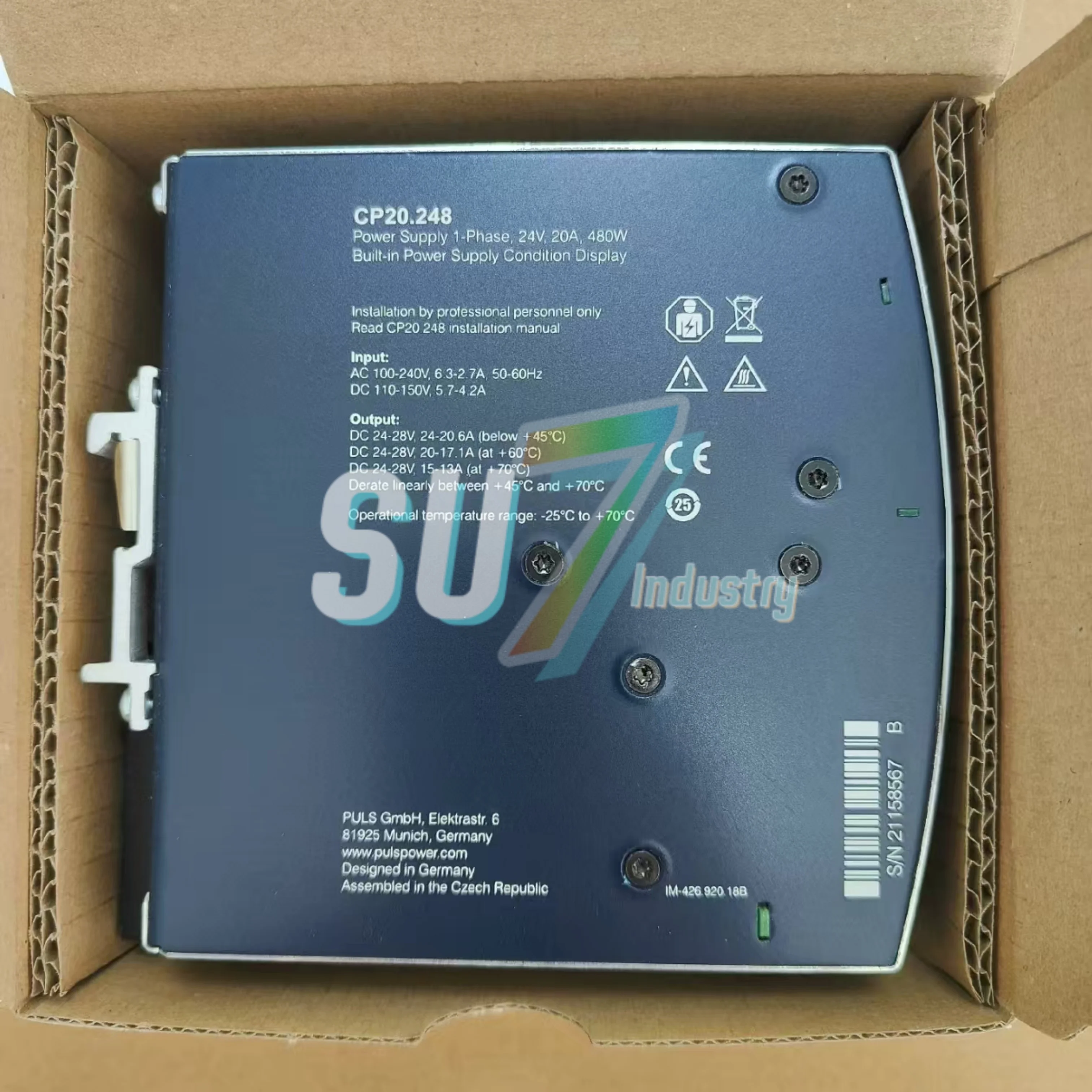 New In box   Power supply   CP20.241-S2   CP20.248   CP20.481