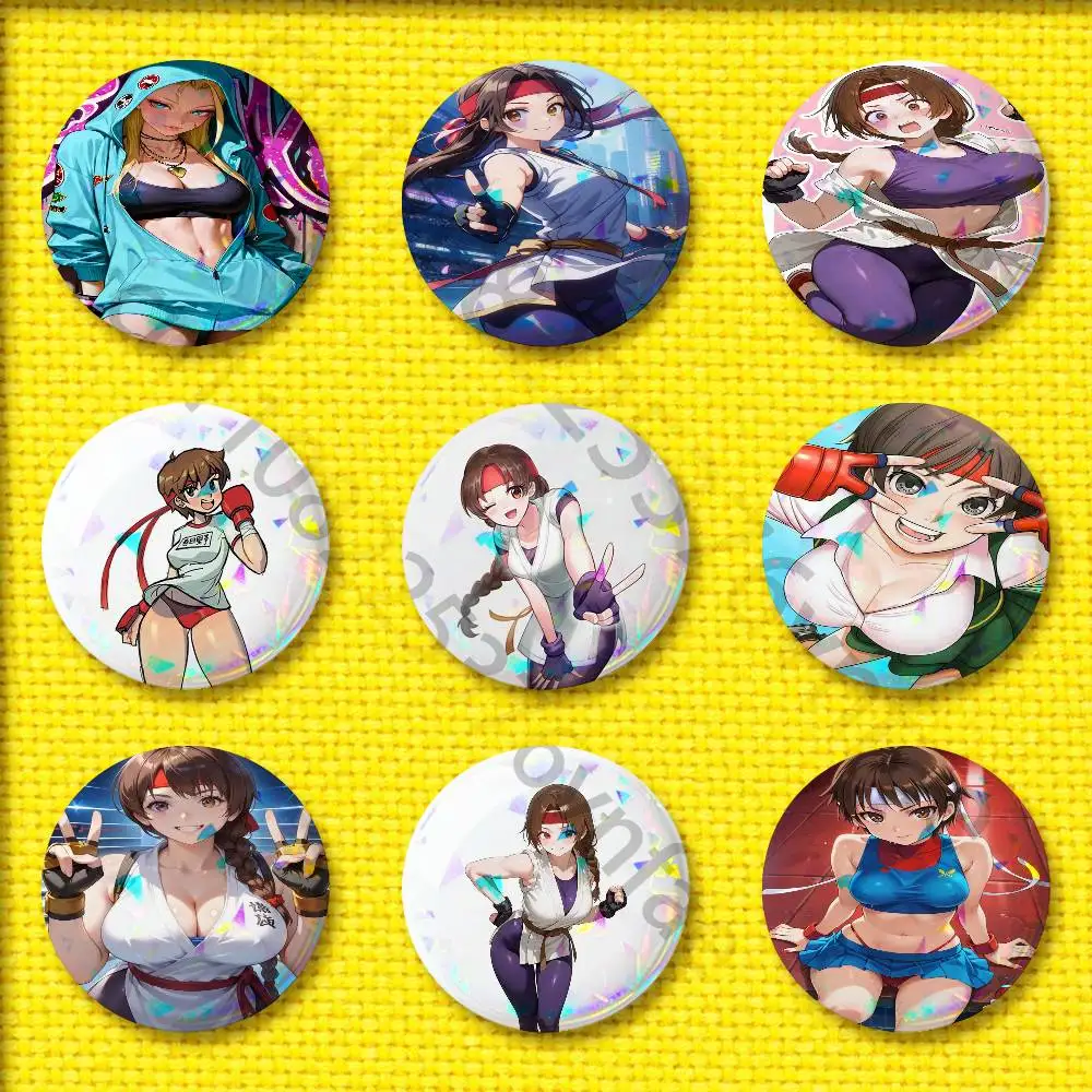

Cammy Sakura Kasugano S-Street F-Fighter Badge 75mm 25mm 44mm 32mm 58mm Round Pin Brooch Souvenir Cosplay Gift Accessories