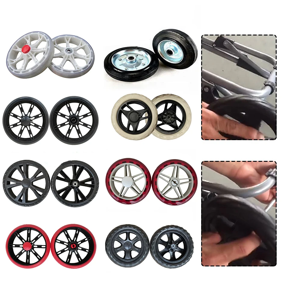 

Caster Wheel For Hand Truck Hand Truck Wheel Tire Lightweight Design Plastic Hollow Center Core Shock Absorption