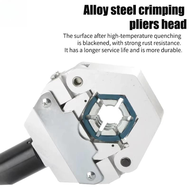 FS-7842A Auto Air Conditioning Pressure Pliers Hydraulic Steel Pipe Crimping Tool Manual/Auto Split Type A/C Hose Crimping