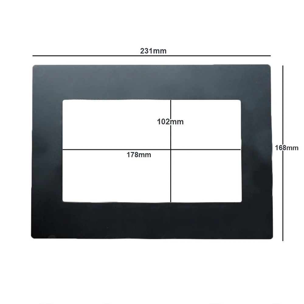 

Car Frame 2Din Auto Radio / Player Decorative Frame 178x102mm Panel Universality Car Panel (178x102m）