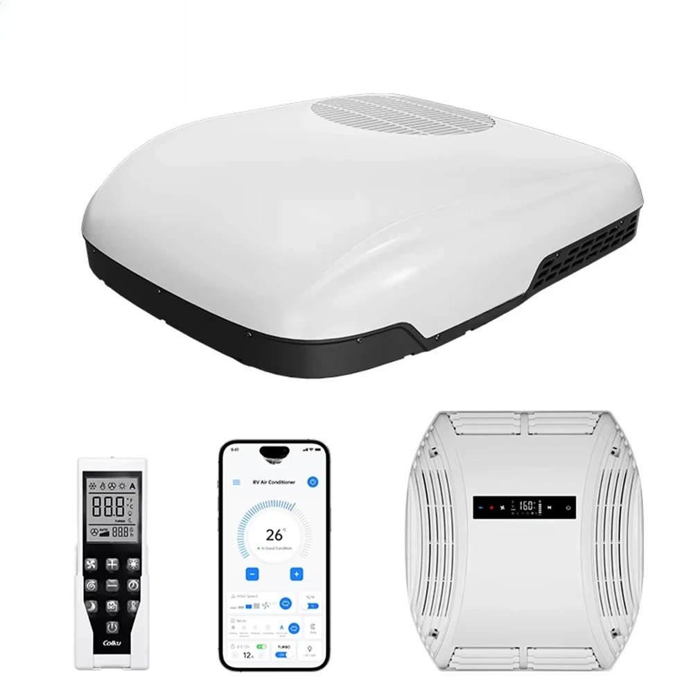 Inverter Parking Rv Air Conditioner 220V Rooftop AC Unit for Campervan Motorhome Truck Trailer