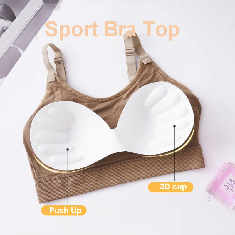 Reggiseno sportivo da Yoga reggiseno sportivo imbottito senza cuciture Fitness da corsa reggiseno da palestra raccogliere biancheria intima Push Up