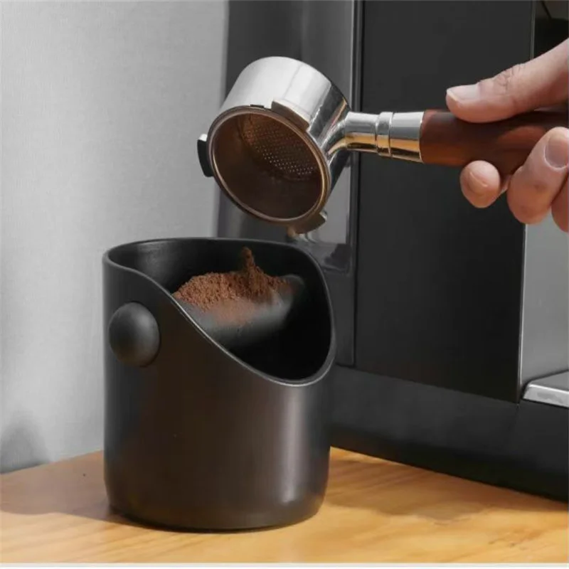 2 Stuks Koffie Klop Box Schokabsorberende Koffiemalen Afvalbak Voor Koffiedik Verwijderbare Klop Bar Anti-slip Espresso Dump Bin