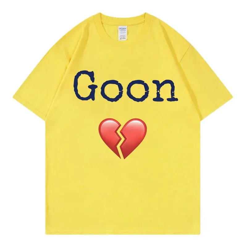 رائجة البيع Goon مضحك ميمي تي شيرت الرجال النساء شارع العليا موضة الاتجاه قصيرة الأكمام تي شيرت الصيف عادية الراحة القطن تي شيرت