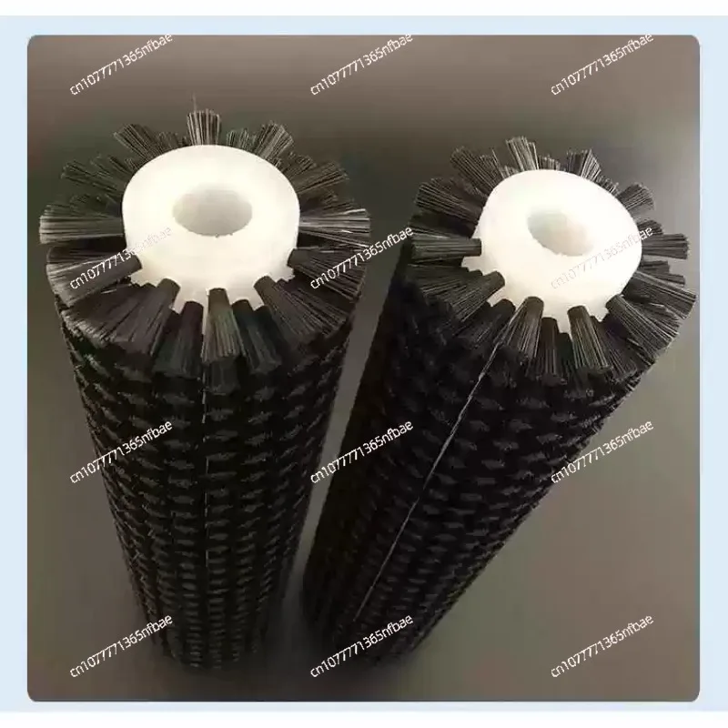 Industrial Nylon Round Hollow Brush Roller, Sand Screening Machine Brush, Fruit Vegetable Cleaning Washing Cylinder Brush