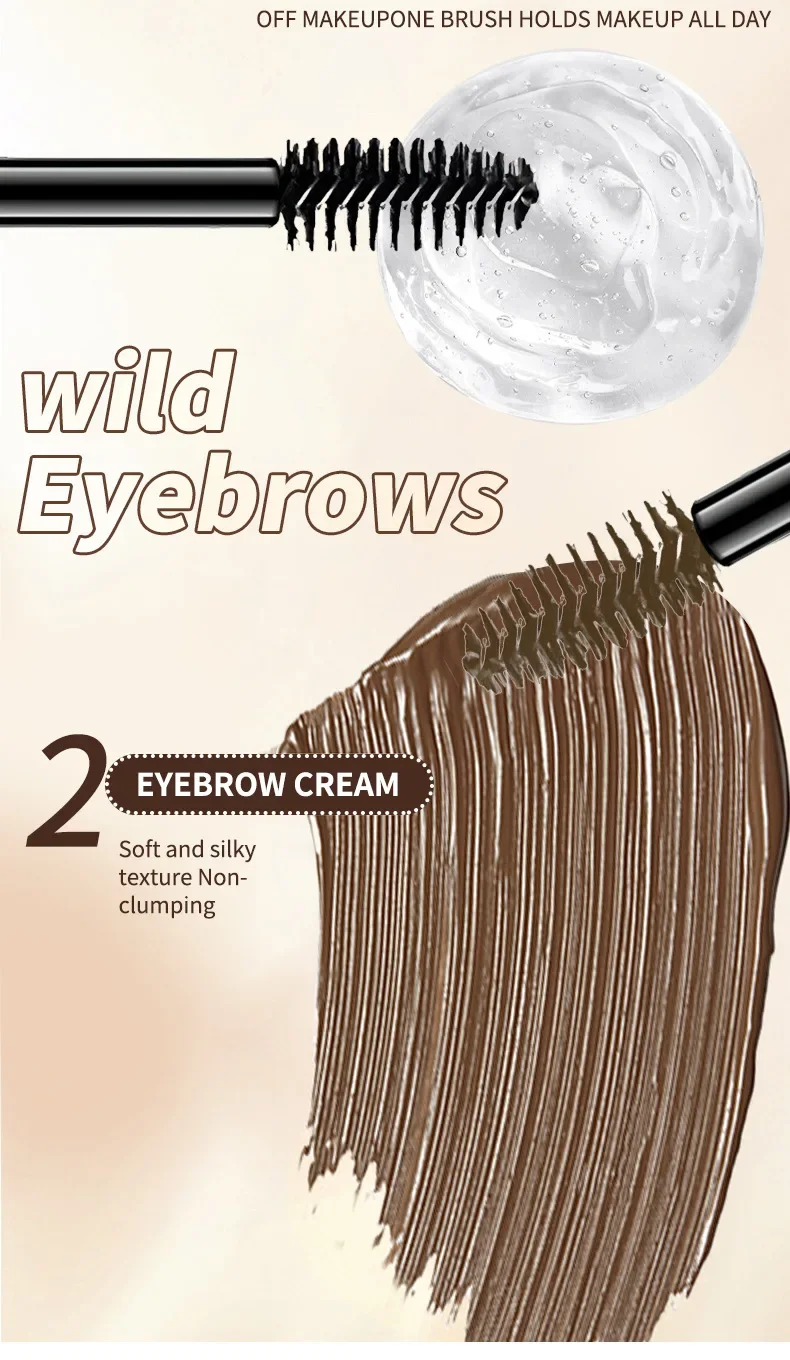 ครีมย้อมคิ้วแบบสองหัว OCHEAL สไตล์ยุโรปอเมริกัน ติดทนนาน กันน้ำ กันเหงื่อ co:02