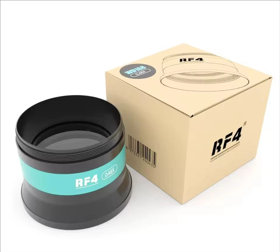 RF4 WD165 0.5X 0.7X 0.48X Auxiliary Microscope Lens Increase The Working Distance Of The Trinocular Stereo Microscope