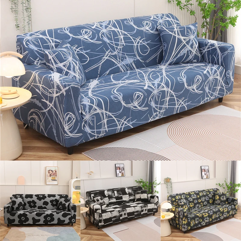 

1PC Elastic Armrest Sofa Can Be Used for 1/2/3/4 Seats L Shape Sofa Cover Couch Sofa Covers for Living Room New