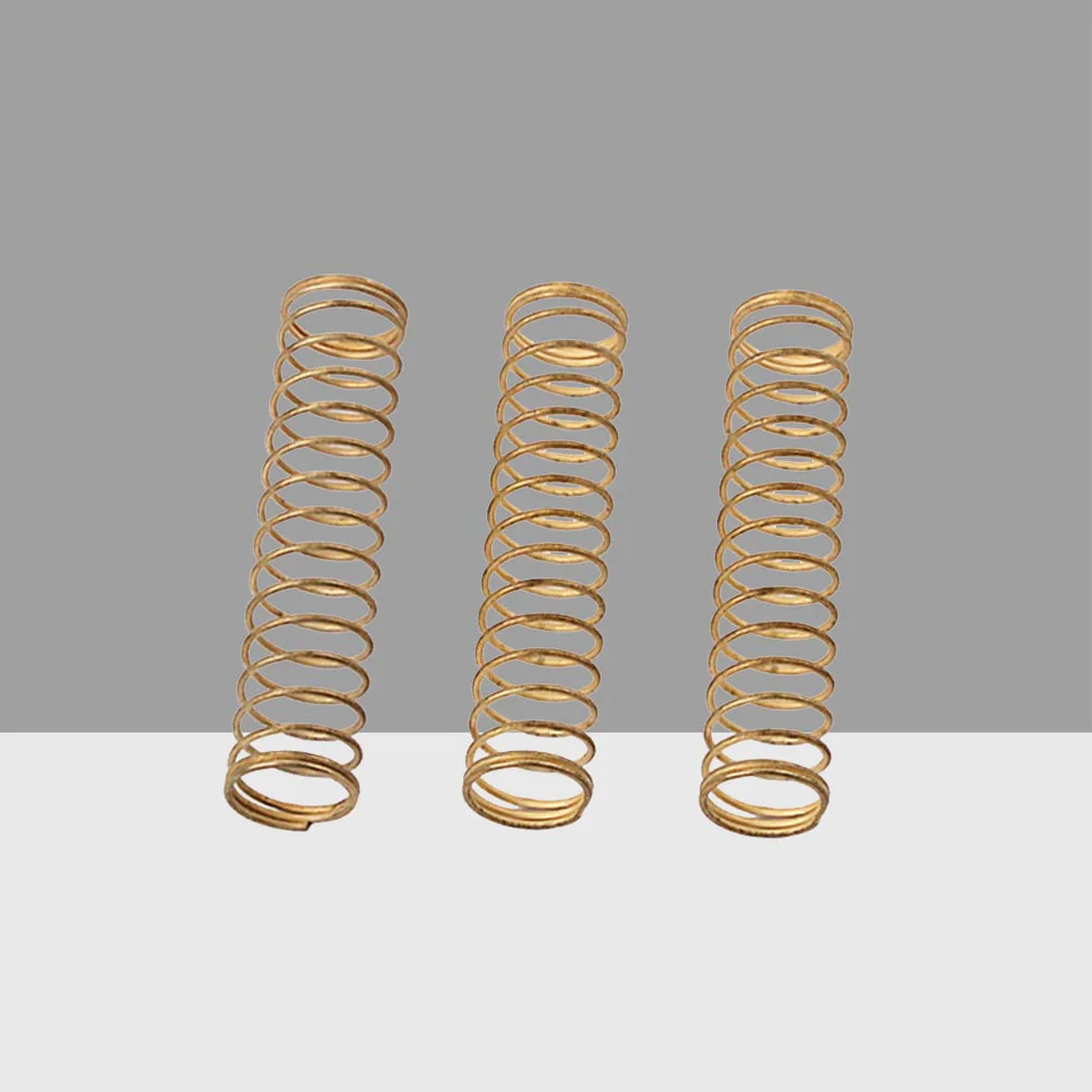

3 Pcs Trumpet Spring Woodwind Instrument Parts Repairing Brass for Pickup Trucks