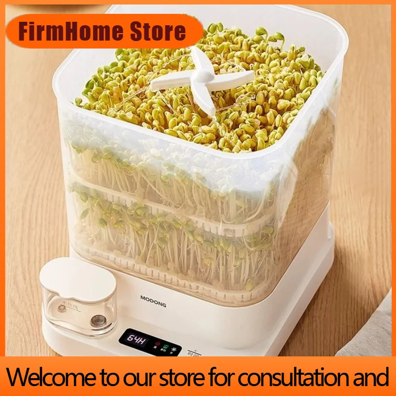 FirmHome StoreBean Sprouts Machine Household Automatic Intelligent Sprouting Bean Tooth Pot Artifact Homemade Small Mung Bean Ge