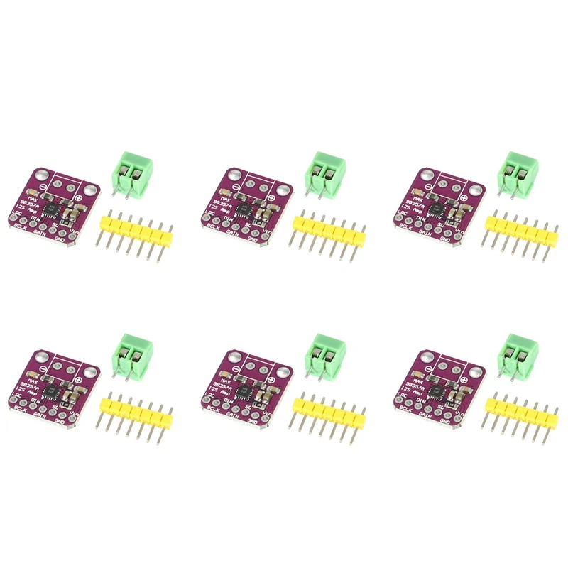 

6X Max98357 I2S 3W Class D Amplifier Breakout Interface Dac Decoder Module Filterless Audio Board For Raspberry Pi Esp32