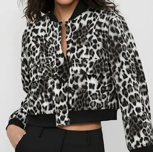

2025 Women's Early Spring New Style Long Sleeved Solid Color Short Top Jacket Casual Jacket for Women
