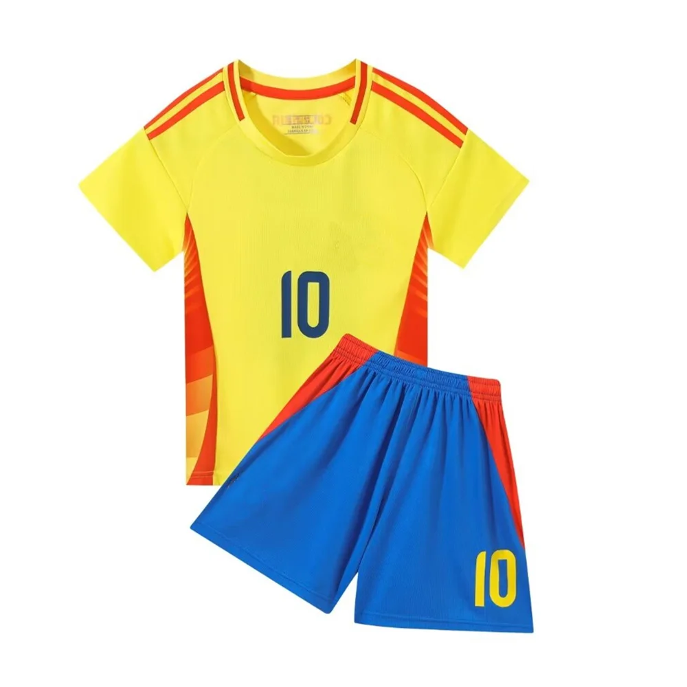 children's  sport set boy girl   JAMES 10  Fans shirt Training wear men and kids games  football kits Leisure Uniforms