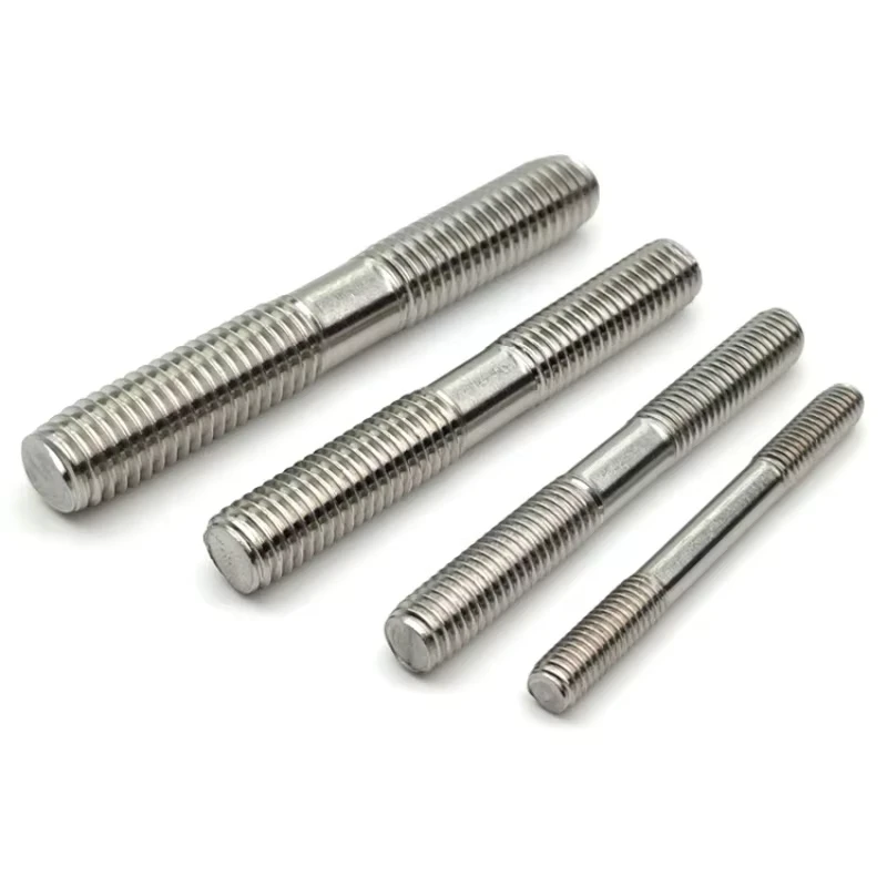 Double End Bolts M3 M4 M5 M6 M8 M10 M12 M16 304 Stainless Steel Thread Rod Stud Bolt Tooth Stick Dual Head Thread Bar