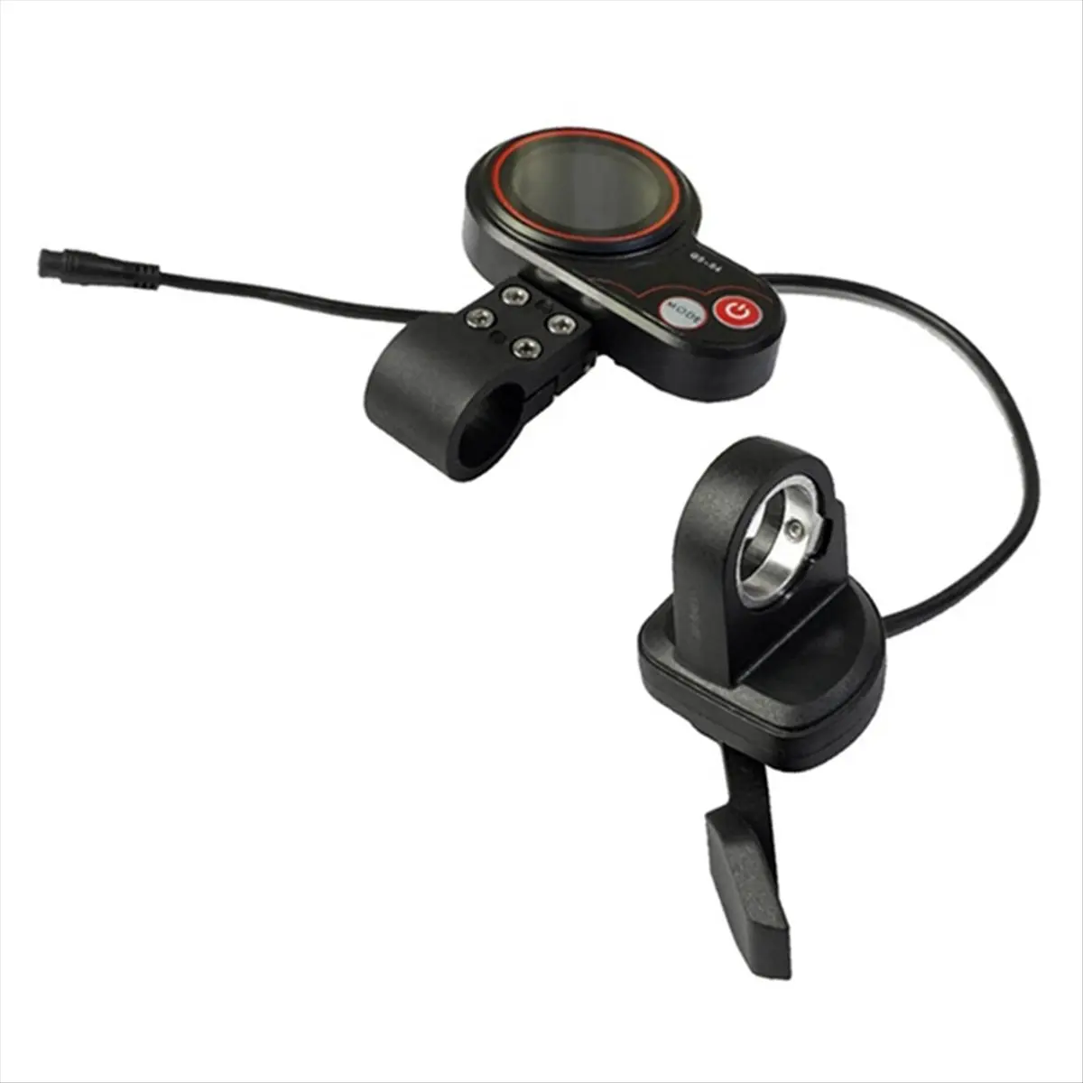 

X07A QS-S4 48V-60V Thumb Throttle LCD Display with XT60 Connector for Zero 8 9 10 8X 10X Electric Scooter 6PIN Accessories