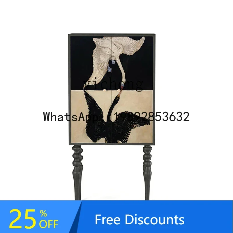 

G1 solid wood chest, bedroom bedside locker, living room tall cabinet against the wall locker