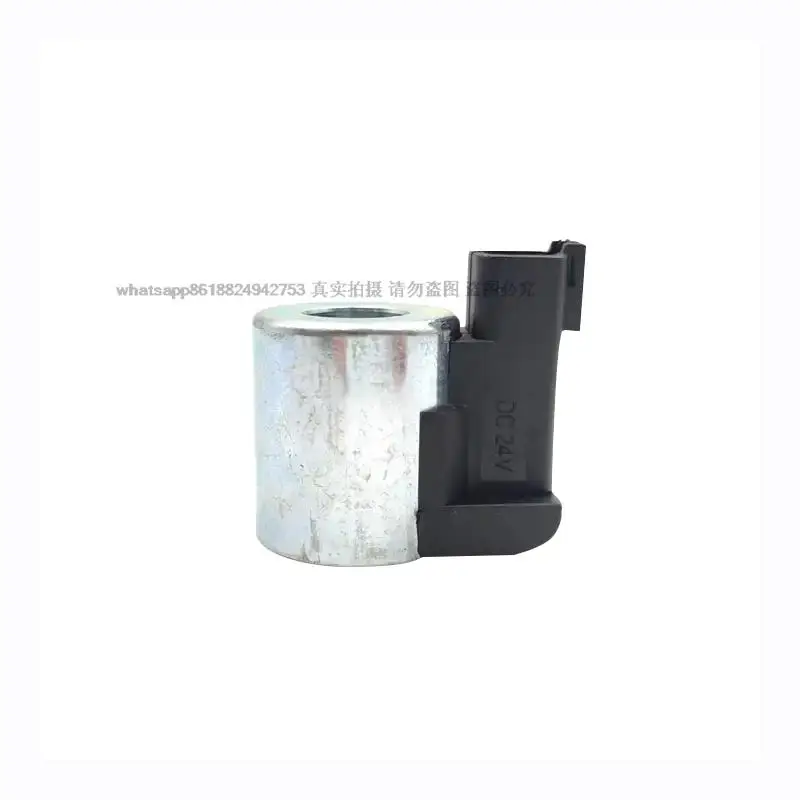 3036401 Solenoid Valve Coil 12V 24V for Hyundai R225-7 R215-7 R220-7 Excavator Construction Machinery Digger Repair Spare Parts