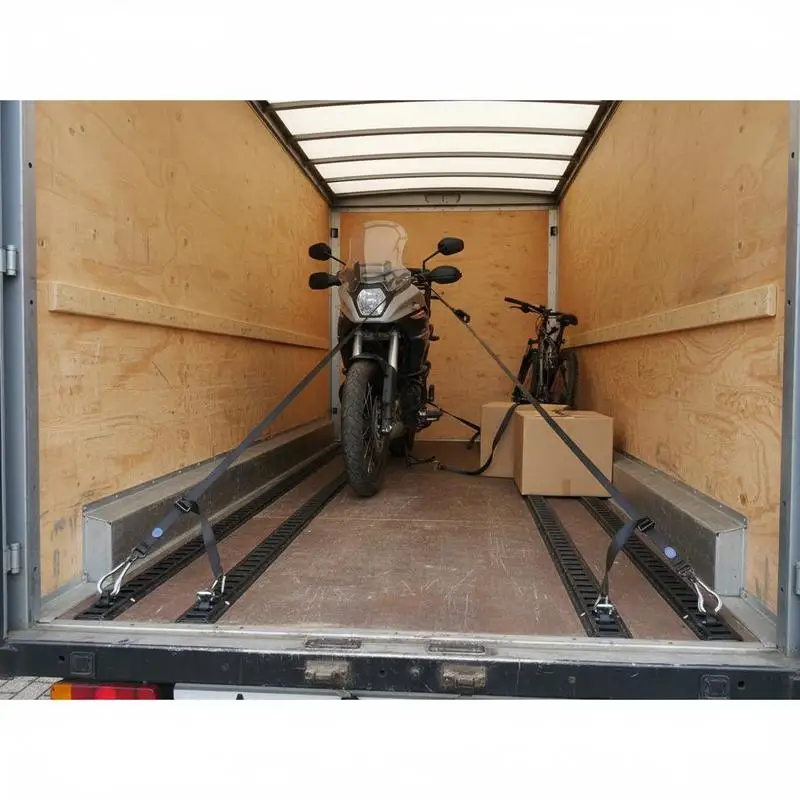 E-Track Befestigungssatz, 30-teilig, 454 kg, 4 E-Track-Schienen, 2 Einzelschlitz-Anker, 8 Spannvorrichtungen, 8 O-Ringe, 8 Schutzkappen für LKW, Anhänger, Lieferwagen