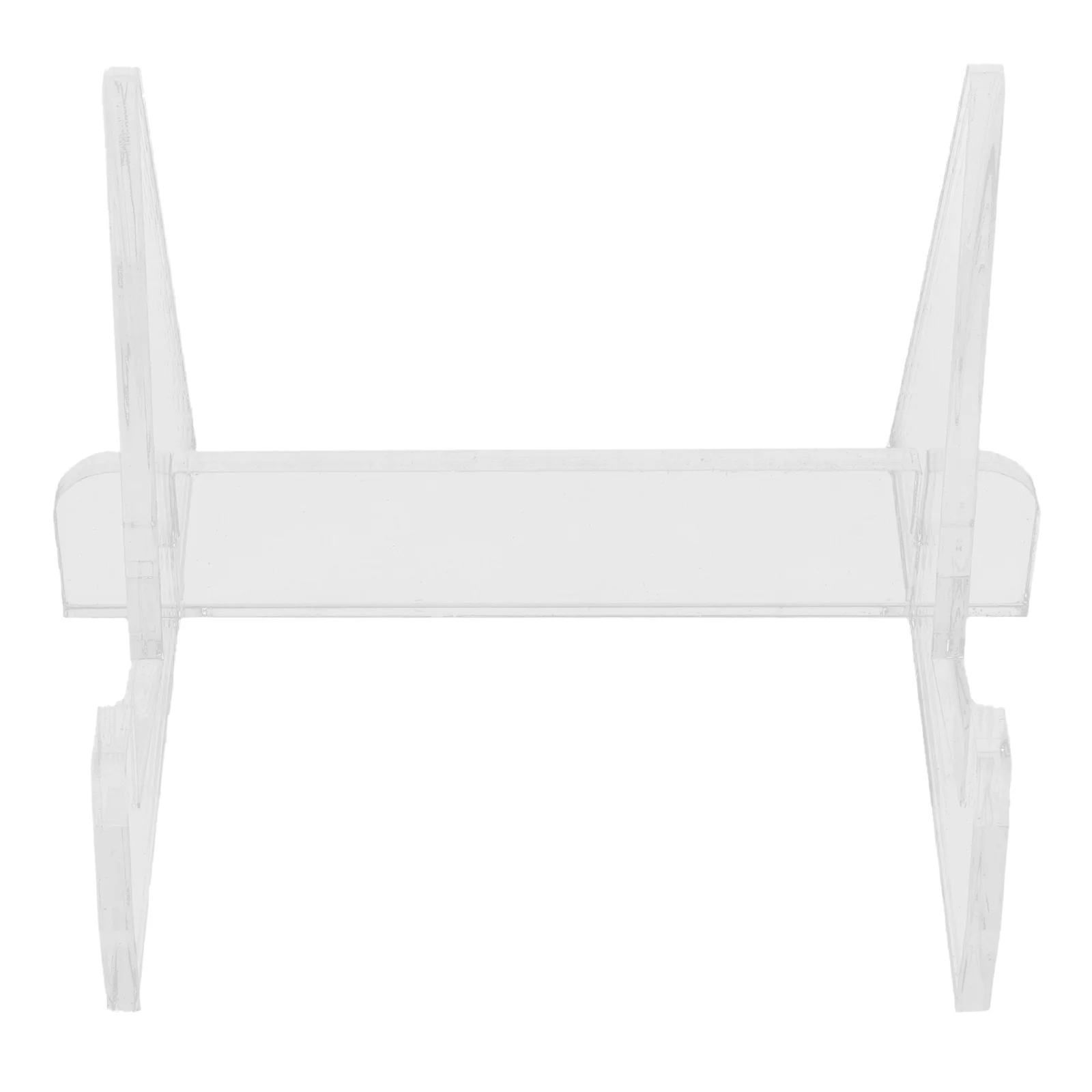 حامل عرض كتب سطح المكتب من الأكريليك، تصميم بسيط وواضح لمكتب المطبخ، حامل كتب الطبخ الشفاف، ألبوم الصور #1