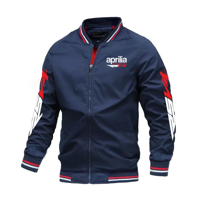 Chaqueta con estampado de Apulian racing RSV4 para hombre, ropa de motocicleta de Hip Hop, ropa de carreras, chaqueta cómoda de alta gama, nueva