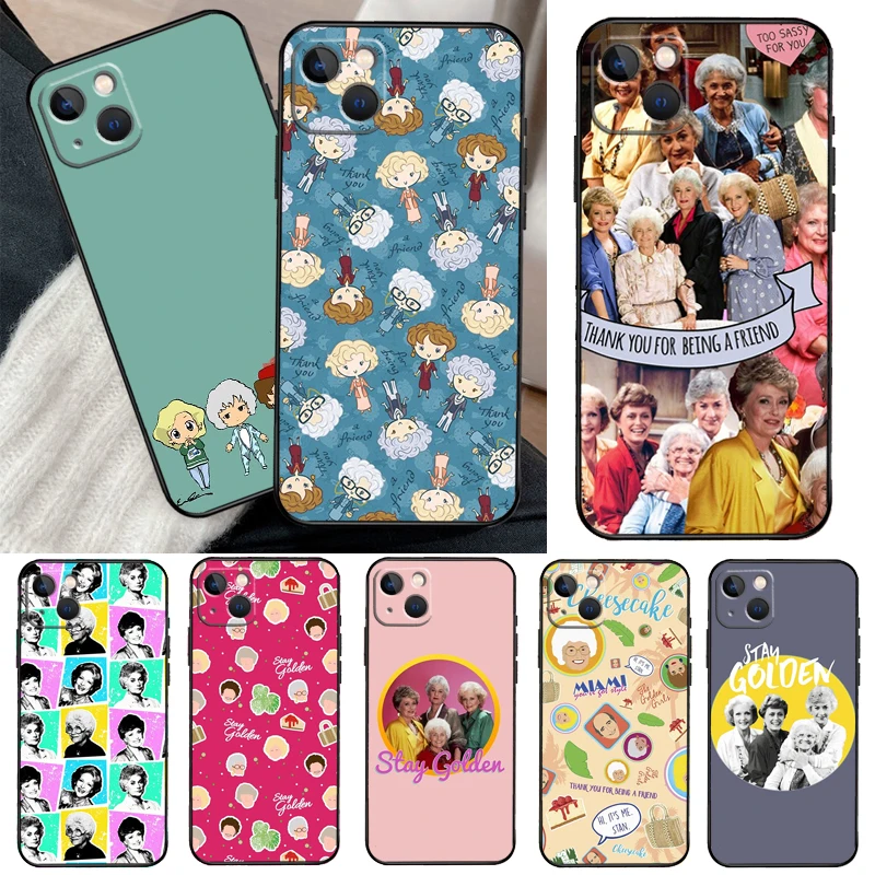 Golden Girls Case For iPhone 16 15 14 Pro Max Plus 13 12 Mini 11 Pro Max Back Cover