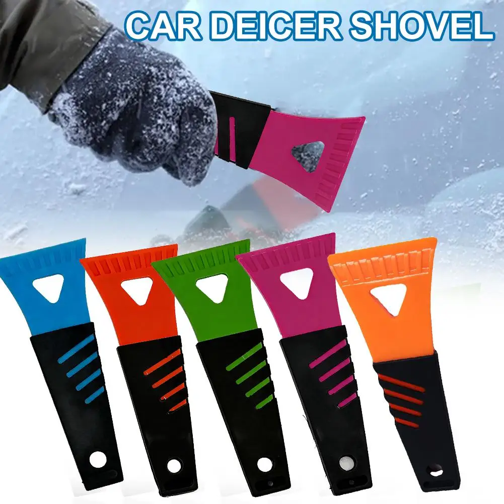 Multifunctional Plastic Car Ice Scraper Snow Shovel Kitchen Grease Removal Scraper Auto Ice Tool Car Snowplow