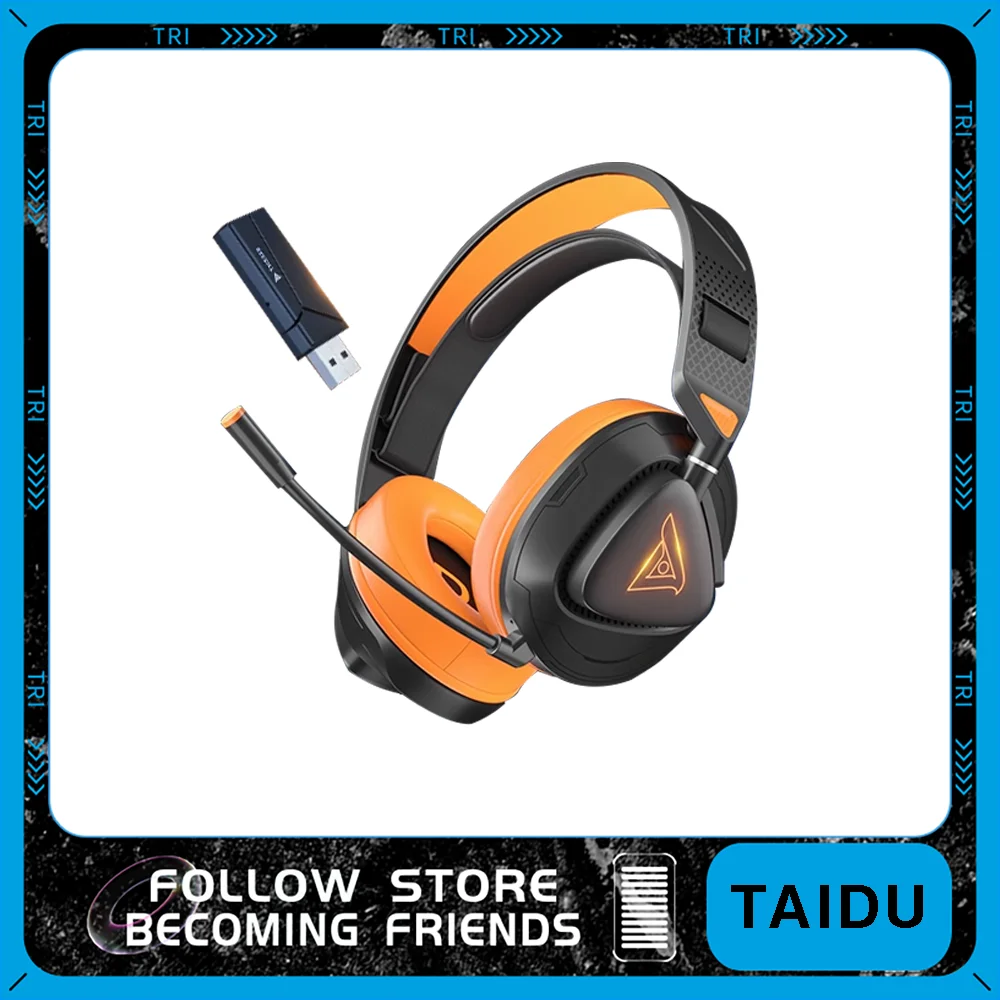 

TAIDU THS318 Gaming Headset Wireless Bluetooth 5.3 with Microphone Fone De Ouvido Sem Fio 1000mAh CSGO E-sports Gamer Earphones