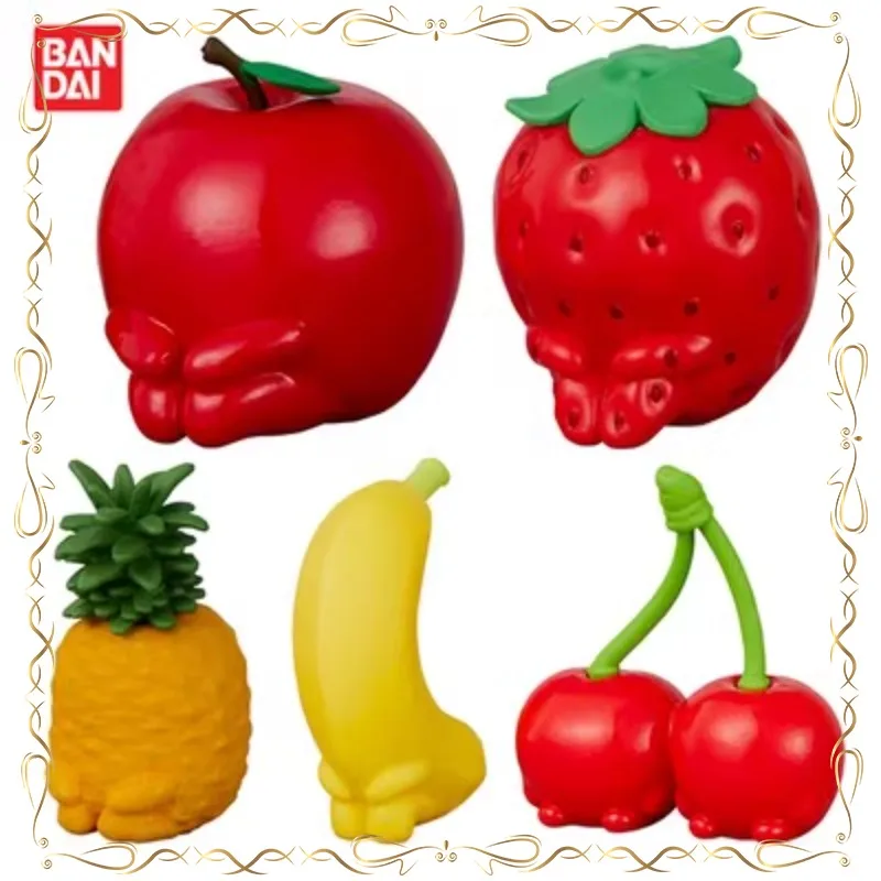 

Wait of Fruit Vegetables Tomato Miniaturization Desktop Ornament Kawaii Action Figure Model Toys