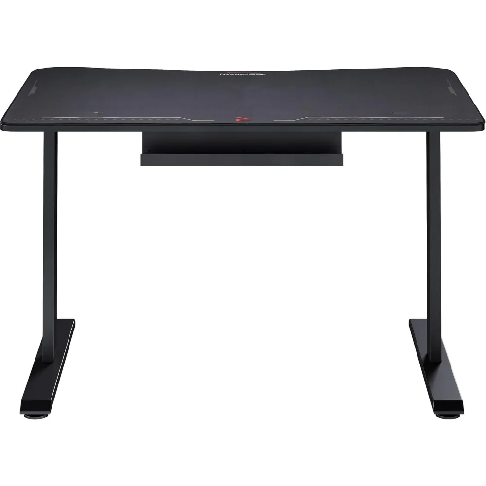 مكتب ألعاب RESPAWN مقاس 48 بوصة: مكتب كمبيوتر مريح مع لوحة ماوس مدمجة، إدارة كابلات لمحطة عمل الكمبيوتر الشخصي، مثالي للمنزل