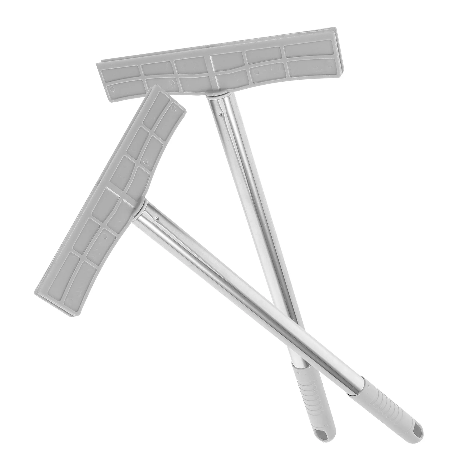 High Placards Parade Signboard Rod, bem-vindo Sign Stick, aço inoxidável Signboard Display Hand Rod, 2pcs